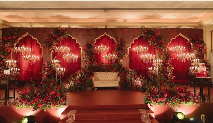 Wedding reception decor